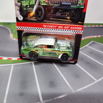 55 chevy Bel air Gasser Triassic-Five * Hot Wheels Red Line Club RLC