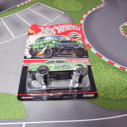 55 chevy Bel air Gasser Triassic-Five * Hot Wheels Red Line Club RLC