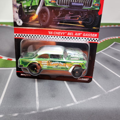 55 chevy Bel air Gasser Triassic-Five * Hot Wheels Red Line Club RLC