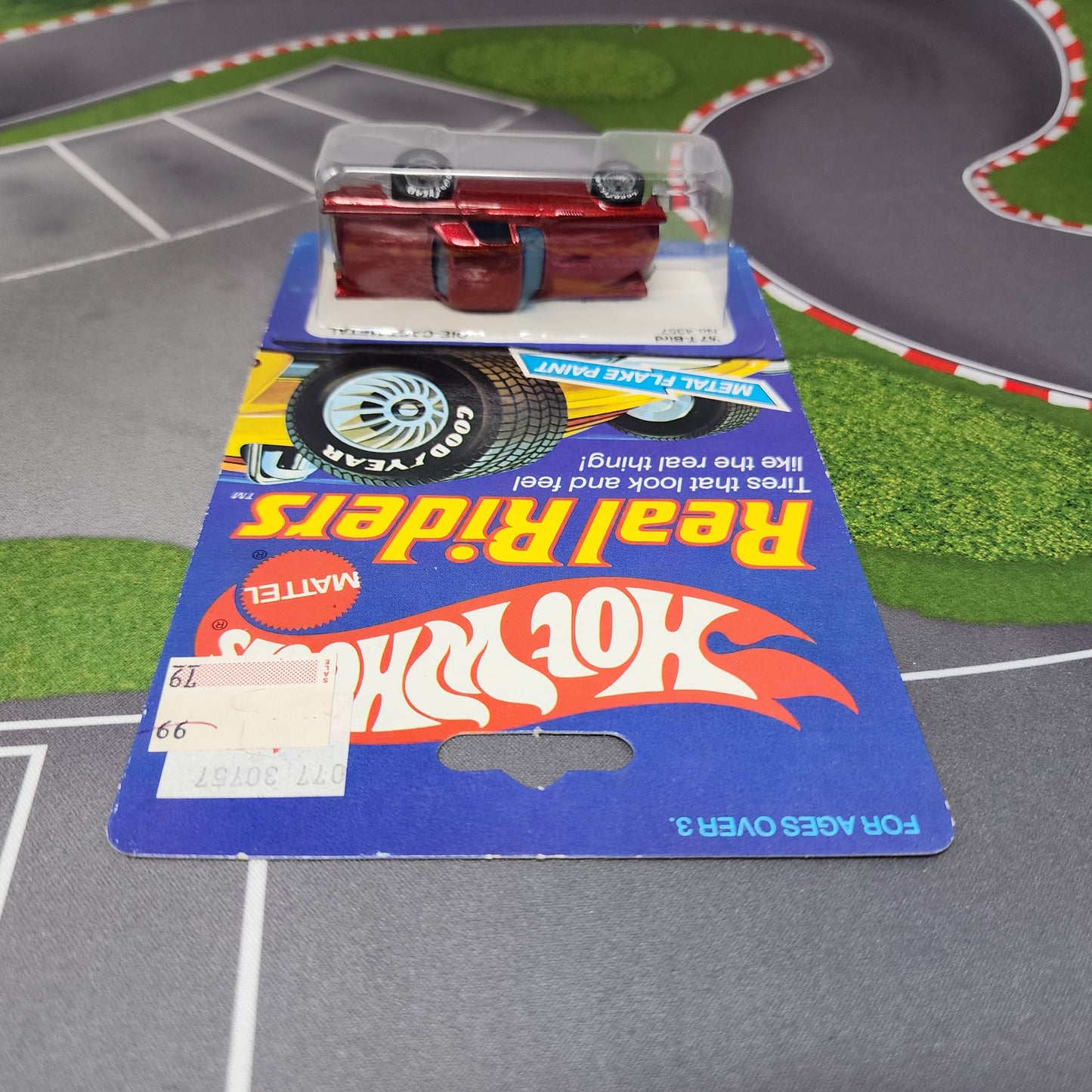 57 T-Bird 4357 * Hot Wheels Real Riders 1982 Malaysia