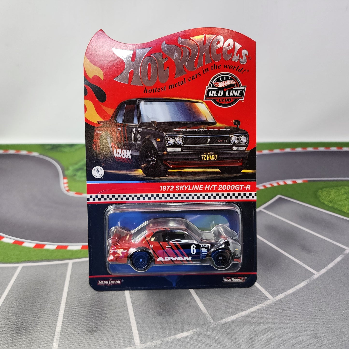 1972 Skyline H/T 2000GT-R Advan * Hot Wheels Red Line Club RLC