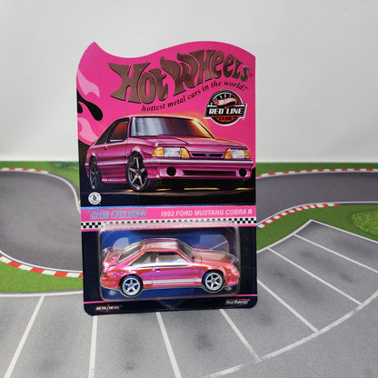 1993 Ford Mustang Cobra R * Pink Party Car * Hot Wheels Red Line Club RLC