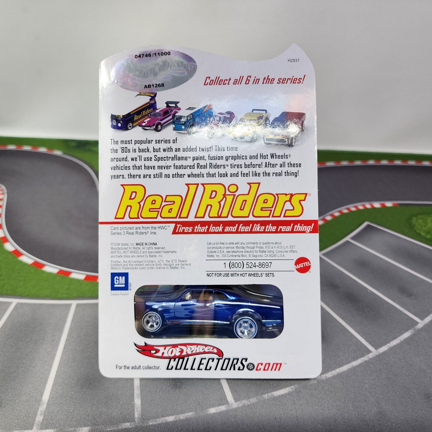 1967 Pontiac GTO Real Riders * Hot Wheels Red Line Club RLC