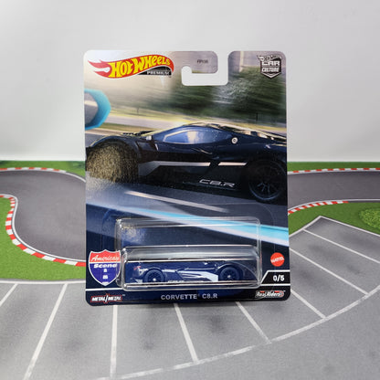 Corvette C8.R 0/5 * Black CHASE * Hot Wheels Car Culture AMERICAN SCENE