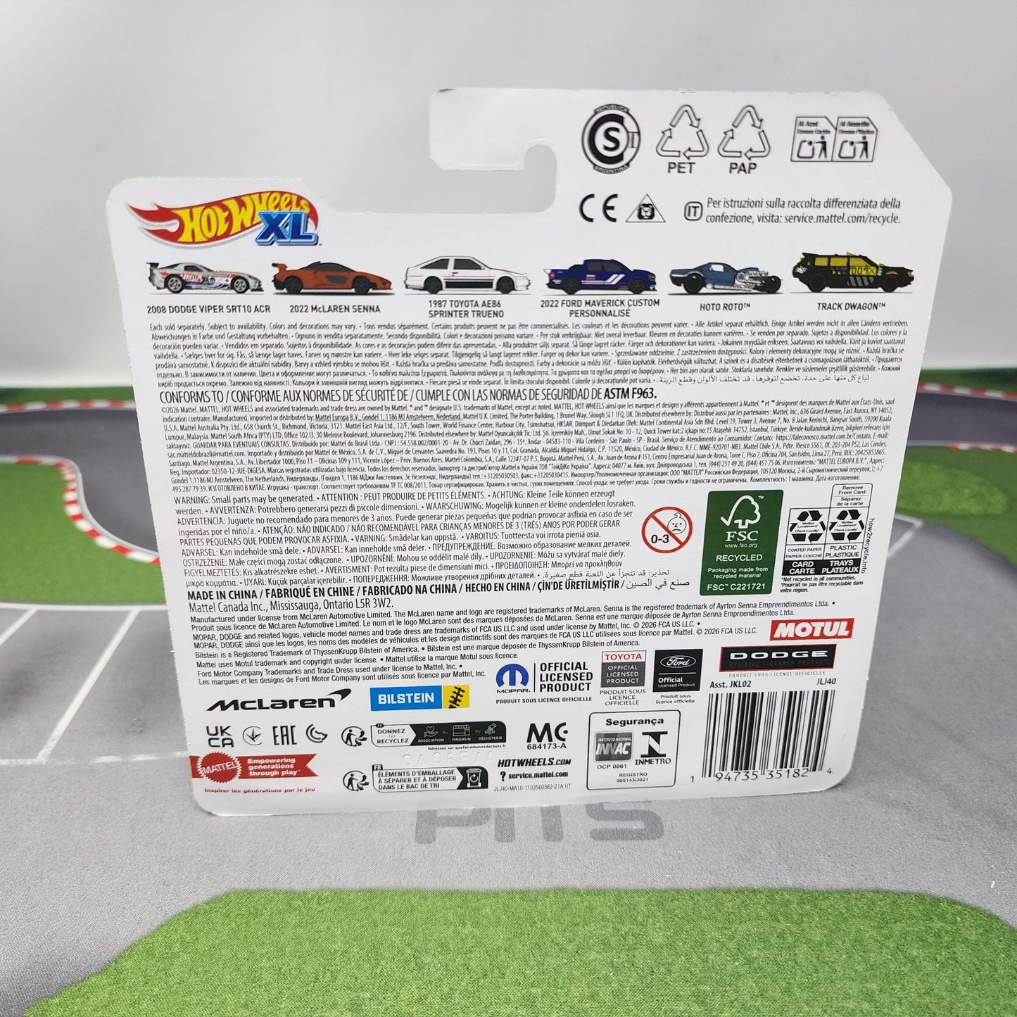 2008 Dodge Viper SRT10 ACR #13/24 * 2026 Hot Wheels XL 1:43 Scale * New Case C