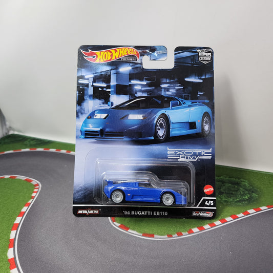 94 Bugatti EB110 #4 * Hot Wheels Car Culture Exotic Envy