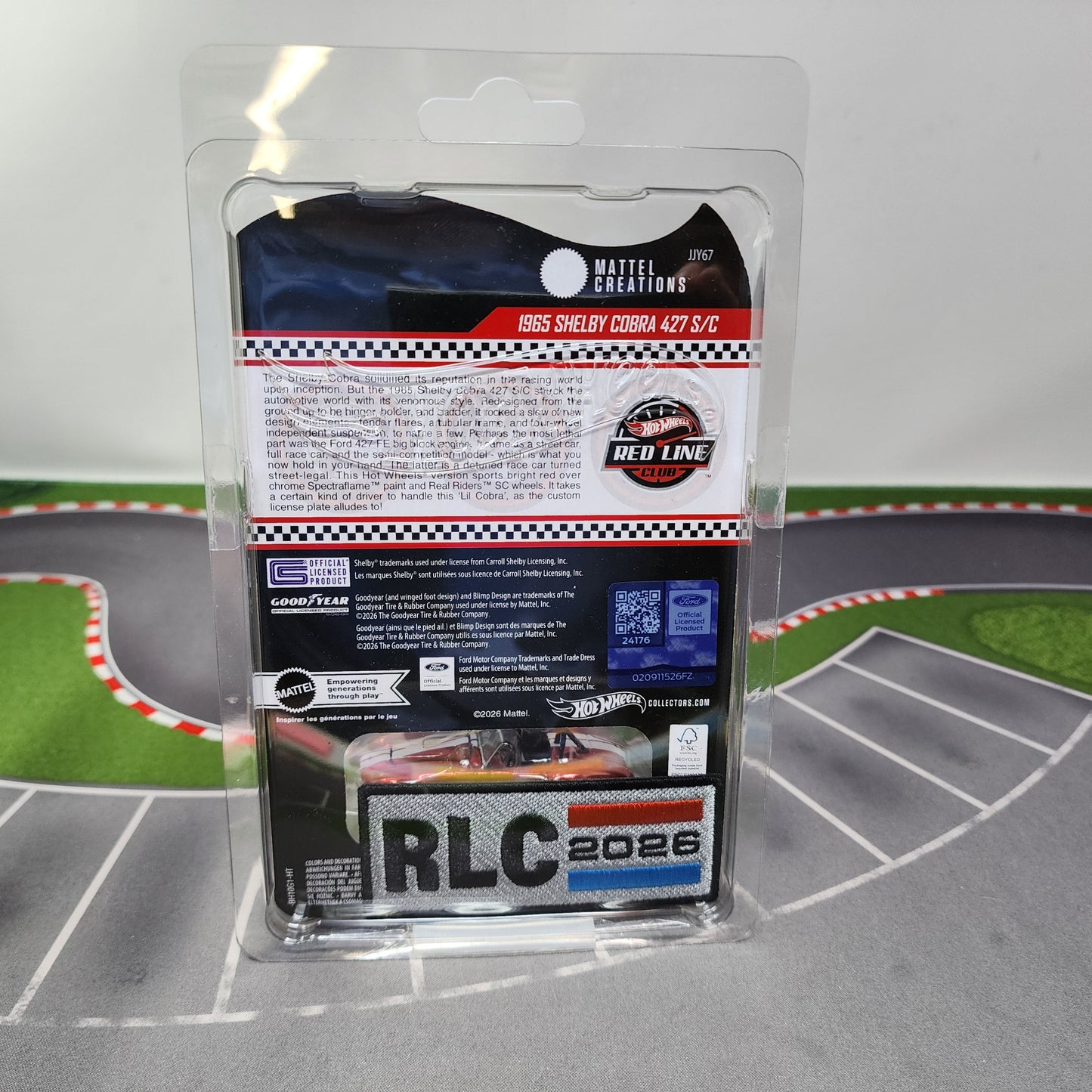 1965 Shelby Cobra 427 S/C * Hot Wheels Red Line Club RLC