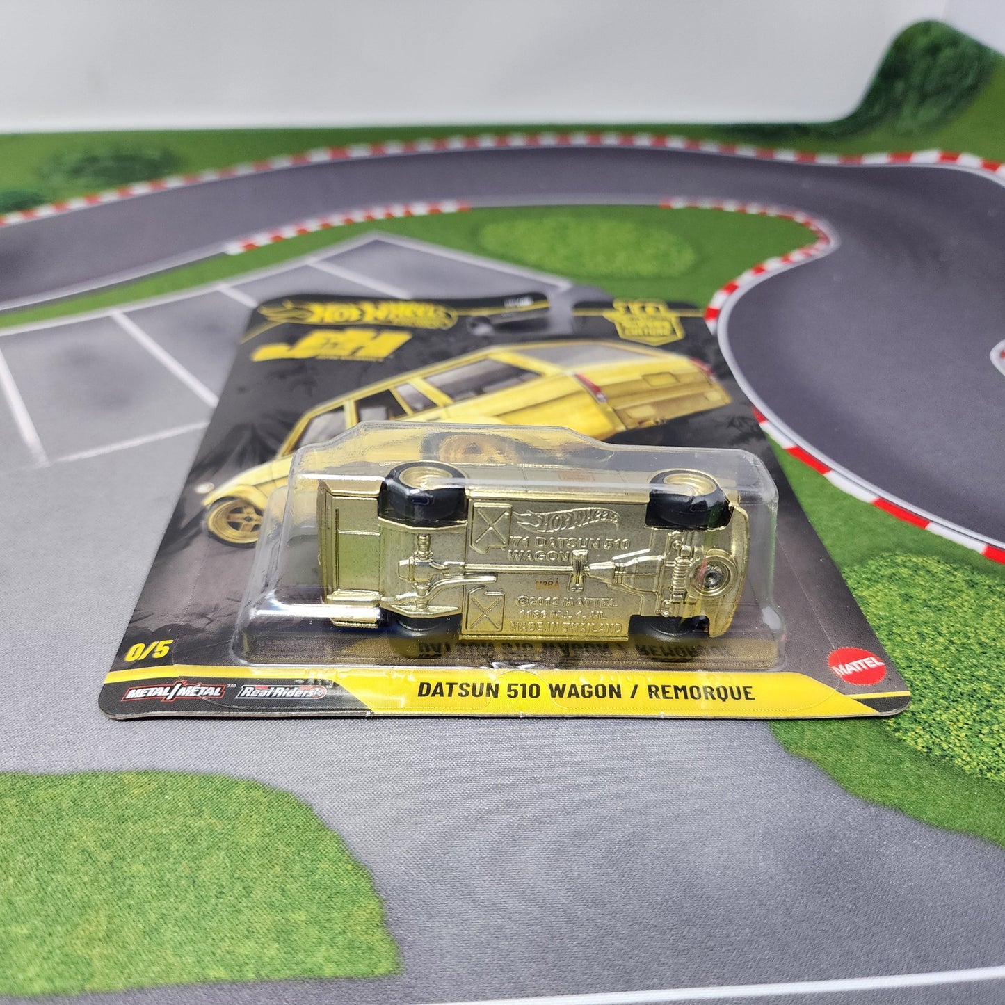 Datsun 510 Wagon * GOLD CHASE * Hot Wheels Car Culture Japan 5 * BAD CARD