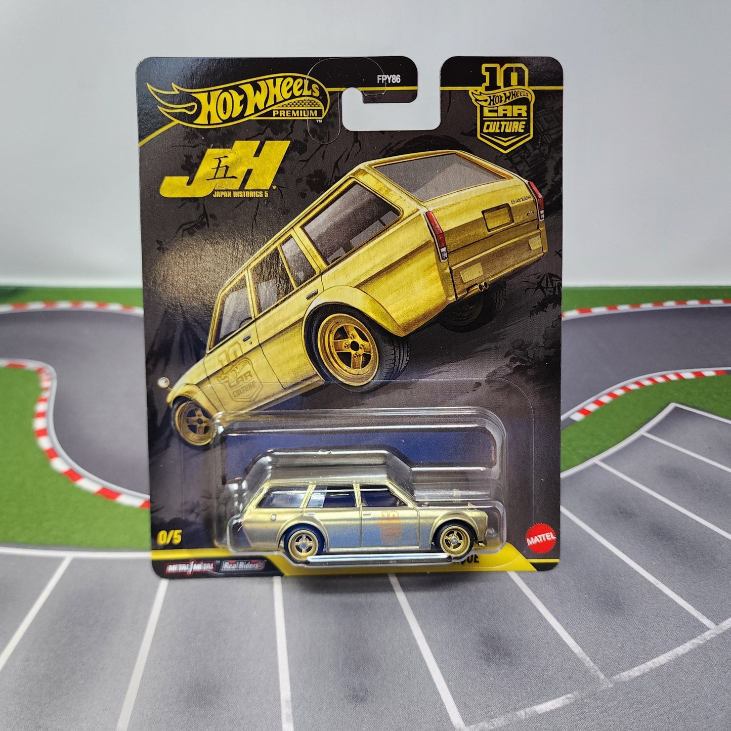 Datsun 510 Wagon * GOLD CHASE * Hot Wheels Car Culture Japan Historics 5