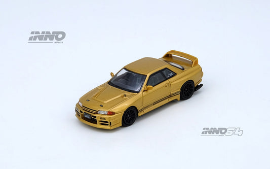 INNO64 1:64 Nissan Skyline GT-R (BNR32) TOP SECRET in Gold