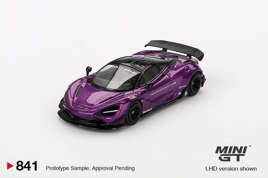 MINI GT 1:64 McLaren 720S LB鈽匴orks in Purple