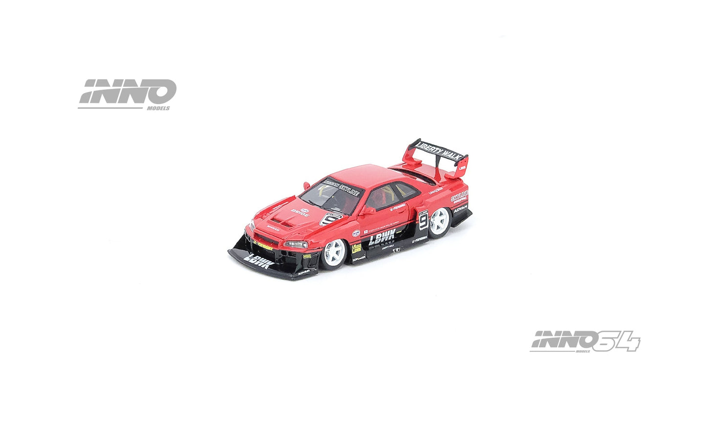 INNO64 1:64 Nissan Skyline (ER34) Super Silhouette "LBWK" @ Fenderist Japan 2020 Edition