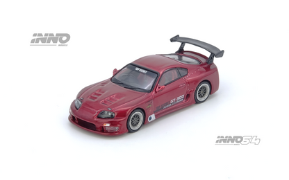 INNO64 1:64 Toyota Supra (A80) TOP SECRET GT300 in Red
