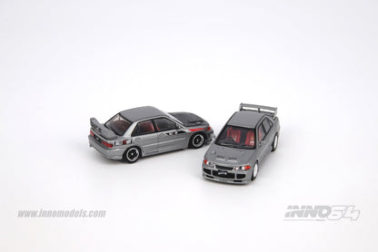 INNO Models 1:64 Mitsubishi Lancer Evolution III GSR Metallic Gray