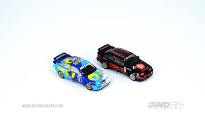 INNO Models 1:64 Ford Sierra RS500 Cosworth #22 "PIUMNI TRAMPIO" JTC 1988 WINNER K. Niedzwiedz / H. Yokoshima