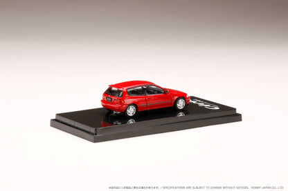 Hobby Japan 1:64 Honda Civic (EG6) SiR 鈪?with Engine Model in Milano Red