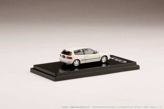 Hobby Japan 1:64 Honda Civic (EG6) SiR 鈪?with Engine Model in Frost White