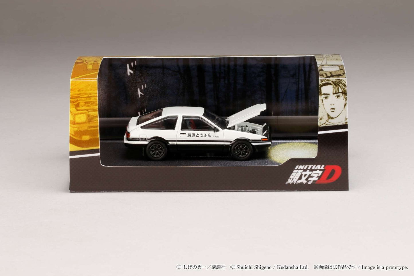 Hobby Japan 1:64 Toyota Sprinter Trueno (AE86) Initial D with Keisuke Takahashi