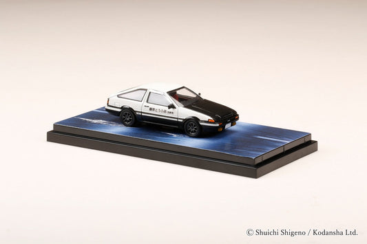 Hobby Japan 1:64 Toyota Sprinter Trueno GT APEX (AE86) 闋枃瀛桪 PROJECT D / WITH 4A-GE 5 VALVE DISPLAY MODEL