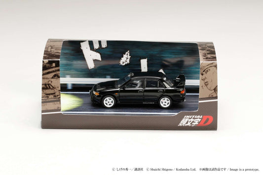 Hobby Japan 1:64 Mitsubishi Lancer RS Evolution 鈪?/ Initial D VS Ryosuke Takahashi with Kyoichi Sudo Figure