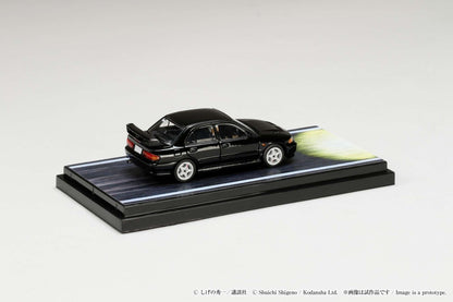 Hobby Japan 1:64 Mitsubishi Lancer RS Evolution 鈪?/ Initial D VS Ryosuke Takahashi with Kyoichi Sudo Figure