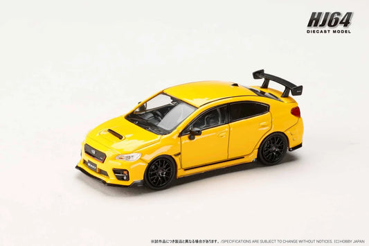 *PREORDER* Hobby Japan 1:64 Subaru S207 NBR Challenge Package in Sunrise Yellow