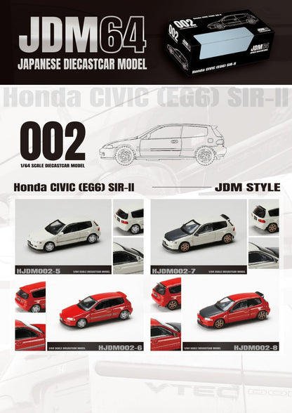 Hobby Japan 1:64 Honda Civic SiR-II (EG6) in Milano Red