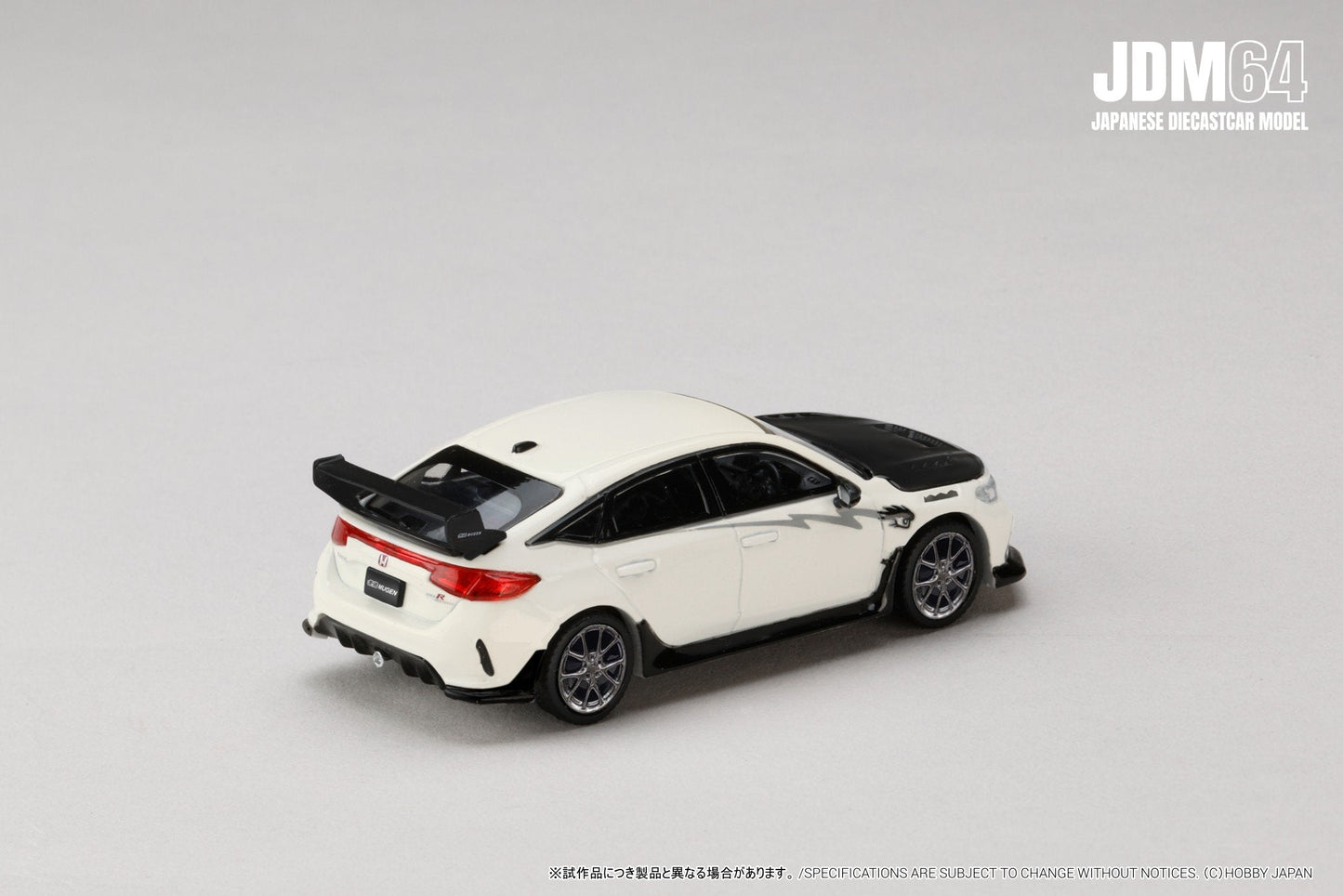 *PREORDER* Hobby Japan 1:64 Honda Civic Type-R (FL5) MUGEN Group B (2025) in Championship White
