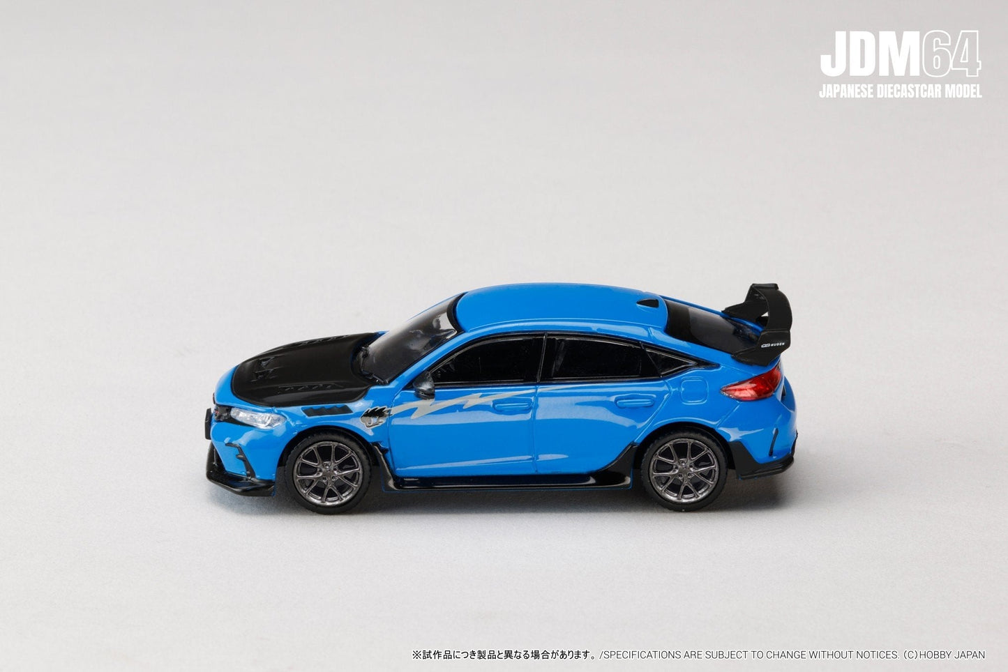 *PREORDER* Hobby Japan 1:64 Honda Civic Type-R (FL5) MUGEN Group B (2025) in Racing Blue Pearl