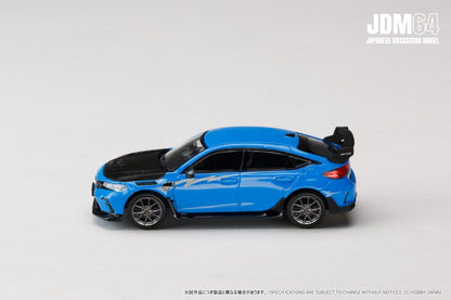 *PREORDER* Hobby Japan 1:64 Honda Civic Type-R (FL5) MUGEN Group B (2025) in Racing Blue Pearl