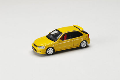 Hobby Japan 1:64 Honda Civic Type-R (EK9) in Sunlight Yellow