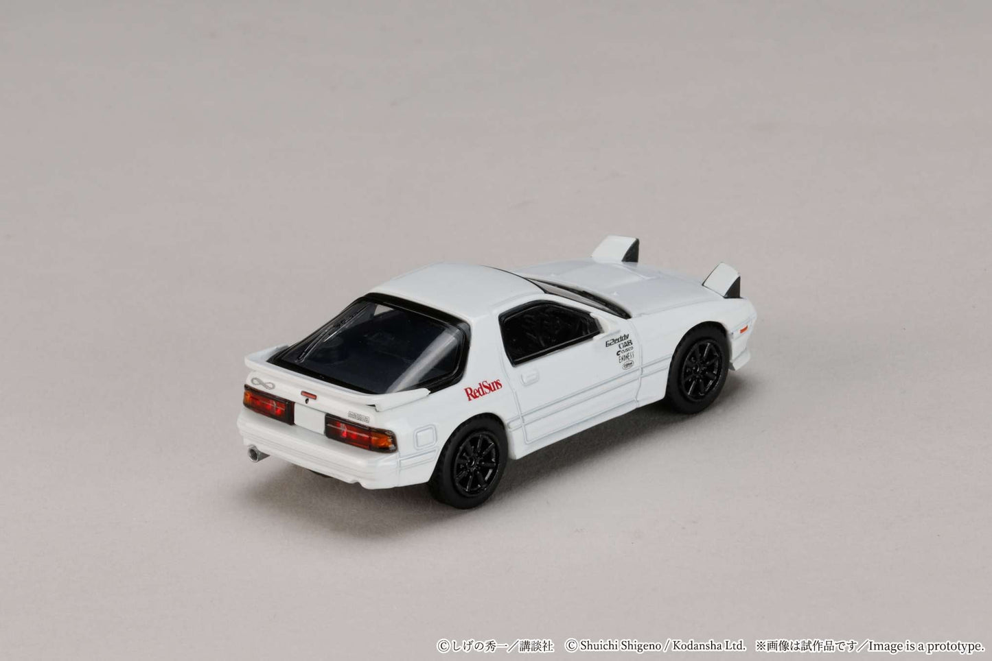 *PREORDER* Hobby Japan 1:64 MAZDA RX-7 (FC3S) RedSuns/ Initial D Ryosuke Takahashi VS Kyoichi Sudou