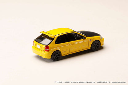 Hobby Japan 1:64 Honda CIVIC (EK9) Todojuku / INITIAL D Tomoyuki Tachi VS Takumi Fujiwara
