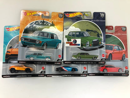 Auto Strasse Complete 5 Car Set * 2022 Hot Wheels Car Culture Case Q