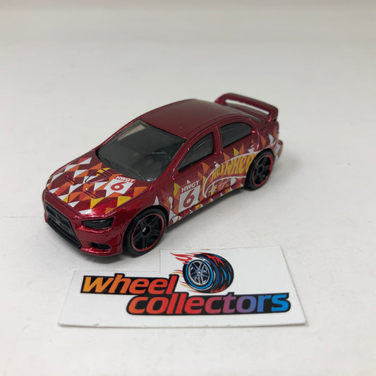 2008 lancer Revolution * Red * Hot Wheels Loose 1:64 Scale