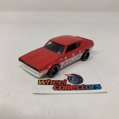 Skyline GTR 2000 Police * Red * Hot Wheels Loose 1:64 Scale