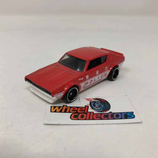 Skyline GTR 2000 Police * Red * Hot Wheels Loose 1:64 Scale