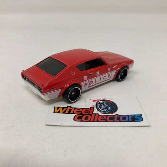 Skyline GTR 2000 Police * Red * Hot Wheels Loose 1:64 Scale