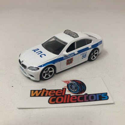 BMW M5 Police * White * Matchbox Global Series Loose 1:64 Scale
