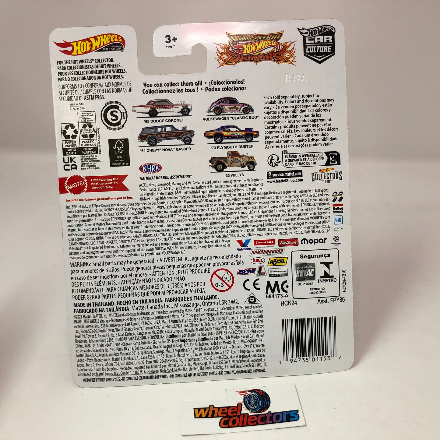 65 Dodge Coronet #1 * 2022 Hot Wheels Car Culture DRAG STRIP Case R