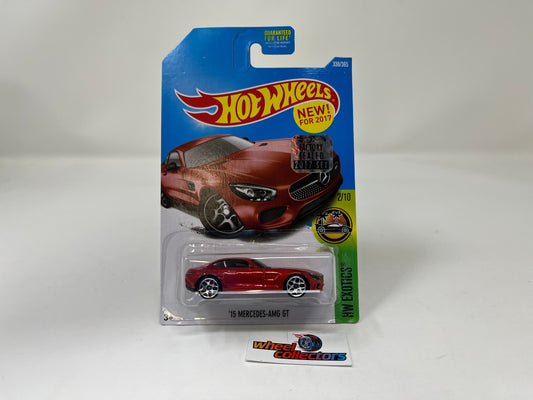 15 Mercedes-AMG GT #338 * RED * 2017 Hot Wheels Factory Set