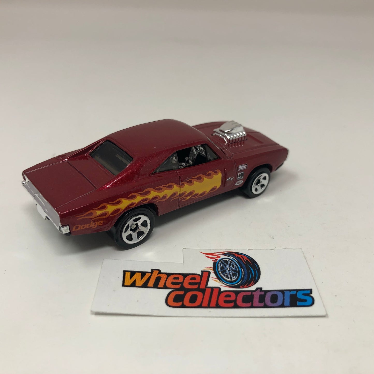 70 Dodge Charger R/T * Burgandy * Hot Wheels Loose 1:64 Scale