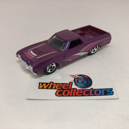 72 Ford Ranchero * Purple * Hot Wheels Loose 1:64 Scale