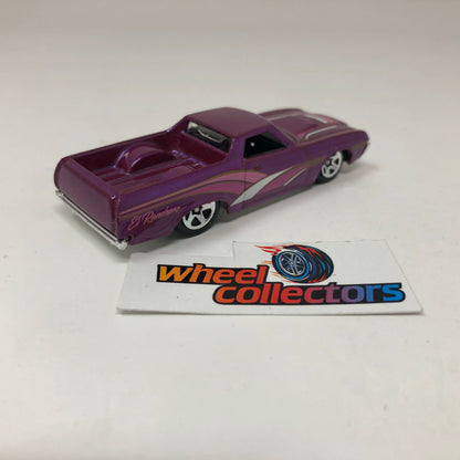 72 Ford Ranchero * Purple * Hot Wheels Loose 1:64 Scale
