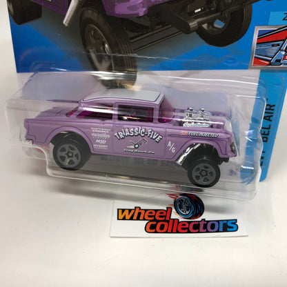 55 Chevy Bel Air Gasser #43 * Purple * 2022 Hot Wheels