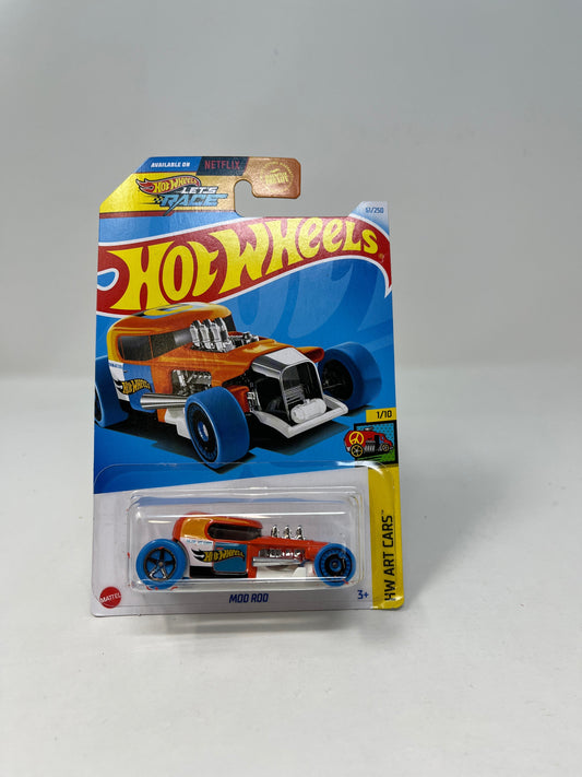 Mod Rod #61 * Ornage * 2024 Hot Wheels Dollar General Only