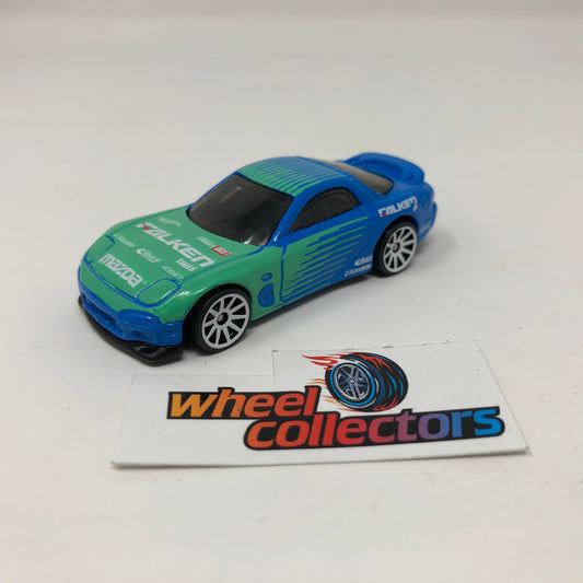 95 Mazda RX-7 * Blue * Hot Wheels Loose 1:64 Scale