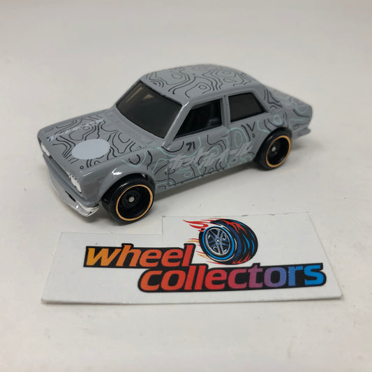 71 Datsun 510 * Gray * Hot Wheels Loose 1:64 Scale
