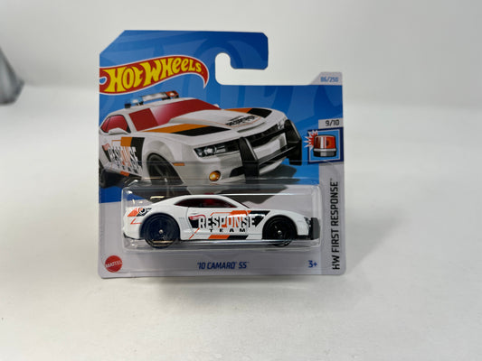 10 Camaro SS #86 * WHITE * 2024 Hot Wheels SHORT CARD Case J