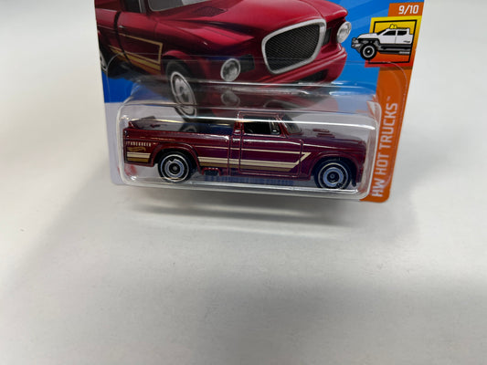 63 Studebaker Champ #155 * Burgundy * 2024 Hot Wheels SHORT CARD Case J